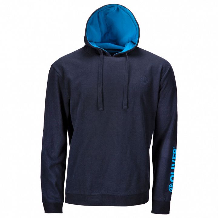 Oliver Basic Hooded Sweat Blue
